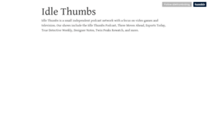 Blog.idlethumbs.net thumbnail