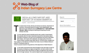 Blog.indiansurrogacylaw.com thumbnail