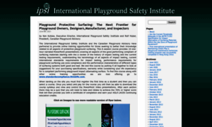 Blog.internationalplaygroundsafetyinstitute.com thumbnail