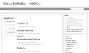 Blog.klaushofeditz.de thumbnail