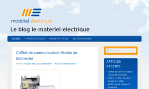 Blog.le-materiel-electrique.com thumbnail
