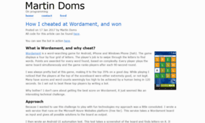 Blog.martindoms.com thumbnail