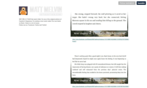 Blog.mattmelvin.com thumbnail