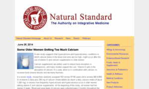 Blog.naturalstandard.com thumbnail