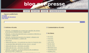 Blog.net-presse.com thumbnail