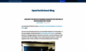 Blog.opentechschool.org thumbnail