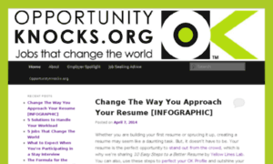 Blog.opportunityknocks.org thumbnail