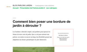 Blog.parlonsjardin.fr thumbnail