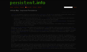 Blog.persistent.info thumbnail