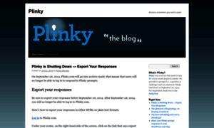 Blog.plinky.com thumbnail
