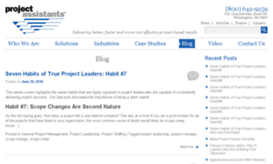 Blog.projectassistants.com thumbnail