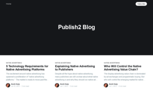 Blog.publish2.com thumbnail