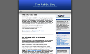 Blog.repec.org thumbnail