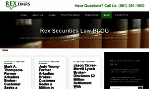 Blog.rexsecuritieslaw.com thumbnail