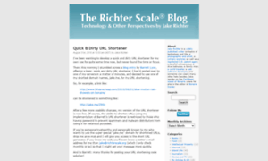 Blog.richterscale.org thumbnail