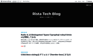 Blog.rista.jp thumbnail