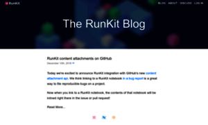 Blog.runkit.com thumbnail