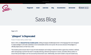Blog.sass-lang.com thumbnail
