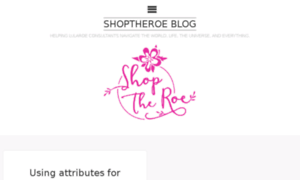 Blog.shoptheroe.com thumbnail
