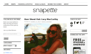 Blog.snapette.com thumbnail