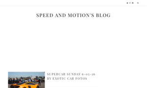 Blog.speedandmotion.com thumbnail