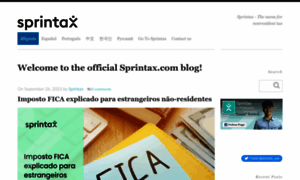 Blog.sprintax.com thumbnail