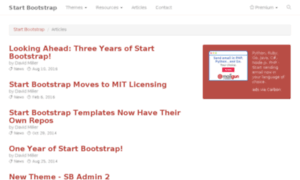 Blog.startbootstrap.com thumbnail