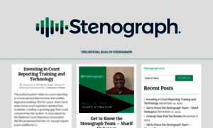 Blog.stenograph.com thumbnail