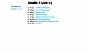 Blog.studiostyles.info thumbnail