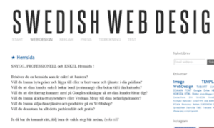 Blog.swedishwebdesign.eu thumbnail