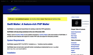 Blog.swiftmailer.org thumbnail