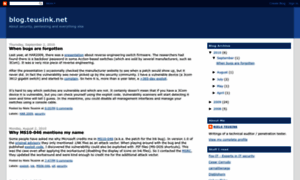 Blog.teusink.net thumbnail