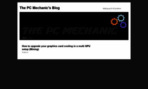 Blog.thepcmechanic.org thumbnail