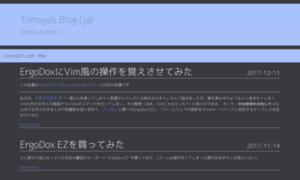 Blog.tomoyat1.com thumbnail