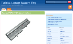 Blog.toshiba-laptopbattery.com thumbnail