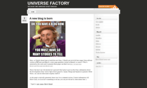 Blog.universe-factory.net thumbnail