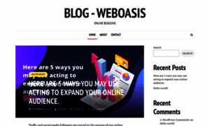 Blog.weboasis.in thumbnail