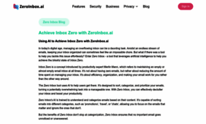 Blog.zeroinbox.ai thumbnail