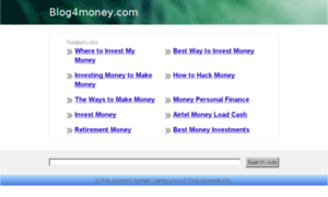 Blog4money.com thumbnail