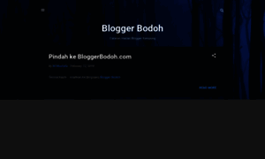 Blogger-bodoh.blogspot.com thumbnail