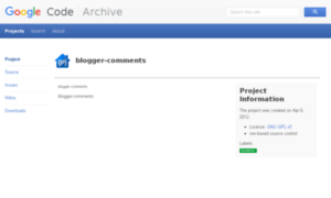 Blogger-comments.googlecode.com thumbnail