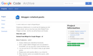 Blogger-related-posts.googlecode.com thumbnail