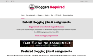 Bloggersrequired.com thumbnail
