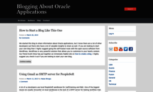 Bloggingaboutoracleapplications.org thumbnail