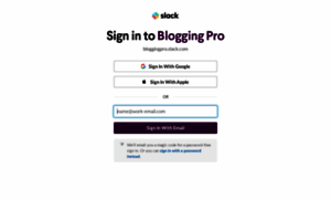 Bloggingpro.slack.com thumbnail