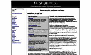 Bloggrank.se thumbnail