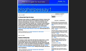 Bloghelpessay1.mee.nu thumbnail