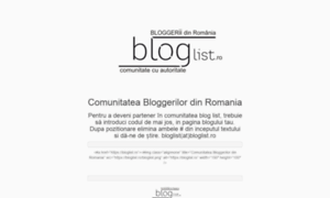 Bloglist.ro thumbnail