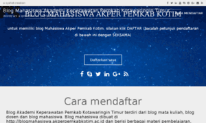 Blogmahasiswa.akperpemkabkotim.ac.id thumbnail