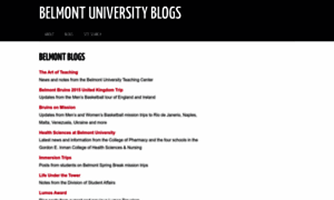 Blogs.belmont.edu thumbnail